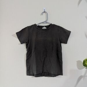 Dark Gray Cotton Tee